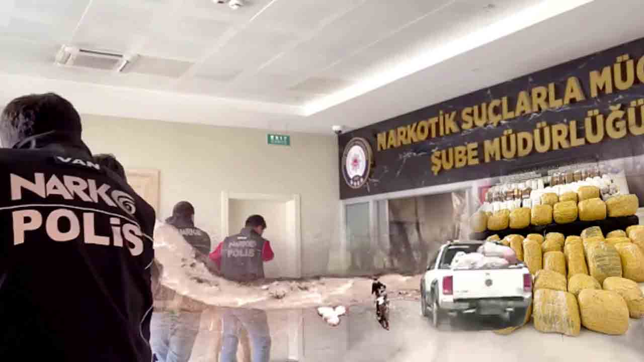 Van’da uyuşturucu tacirlerine ağır darbe! 240 kg uyuşturucu madde ele geçirildi 5 zehir taciri yakalandı!