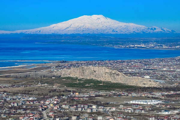 Van'ın güzellikleri havadan görüntülendi