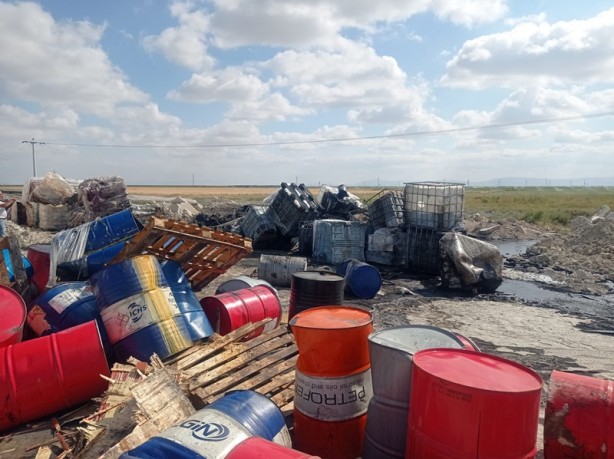 Varillerden sızan kimyasal atıklar nedeniyle 20 hayvan yaralandı