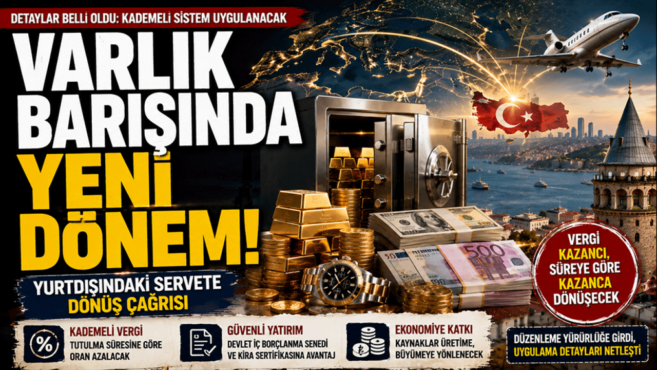 Varlık barışında yeni dönem! Yurtdışındaki servete dönüş çağrısı