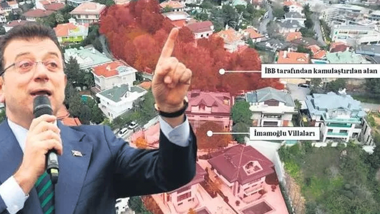 Vatandaş yolda yürüyemiyor ama... İmamoğlu villalarının manzarasını kapatıyor diye bakın ne yaptı!