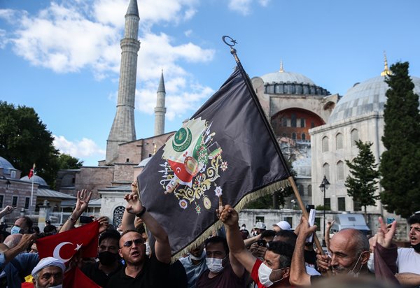 Foto - Vatandaşlar akın akın Ayasofya Camii'ne gidiyor