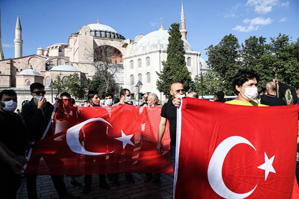 Foto - Vatandaşlar akın akın Ayasofya Camii'ne gidiyor