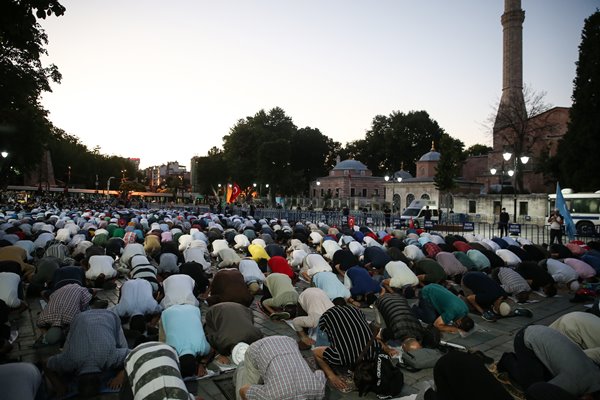 Foto - Vatandaşlar akın akın Ayasofya Camii'ne gidiyor