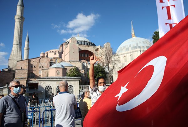 Foto - Vatandaşlar akın akın Ayasofya Camii'ne gidiyor