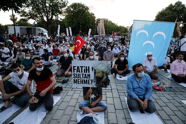 Foto - Vatandaşlar akın akın Ayasofya Camii'ne gidiyor