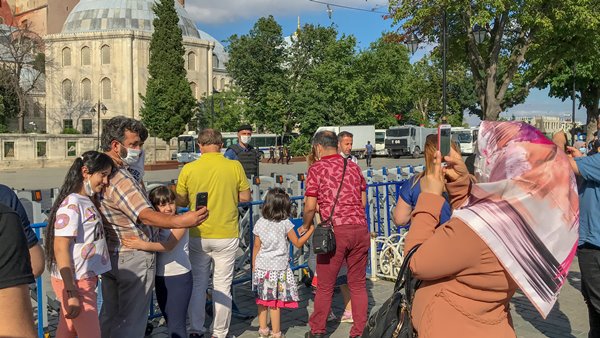 Foto - Vatandaşlar akın akın Ayasofya Camii'ne gidiyor