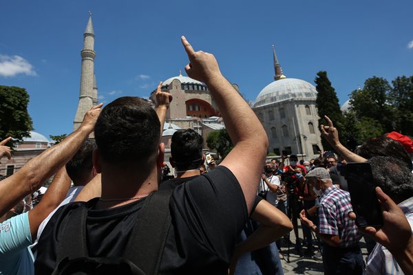 Foto - Vatandaşlar akın akın Ayasofya Camii'ne gidiyor