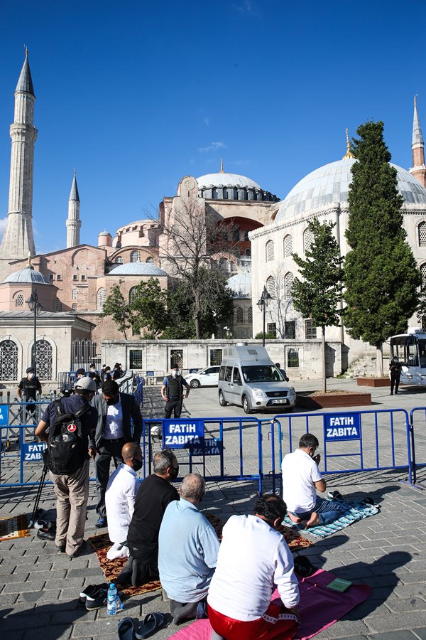 Foto - Vatandaşlar akın akın Ayasofya Camii'ne gidiyor