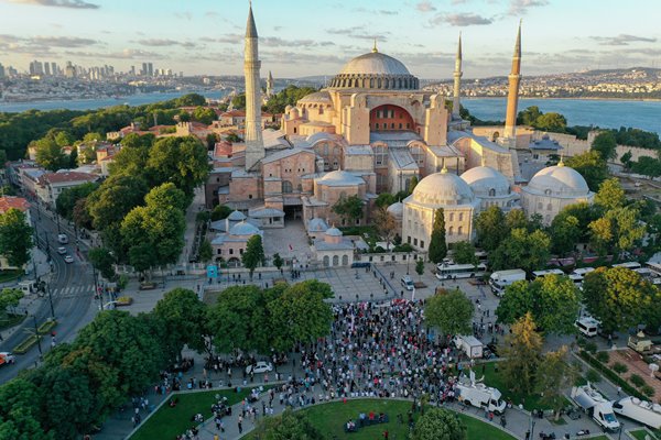 Foto - Vatandaşlar akın akın Ayasofya Camii'ne gidiyor