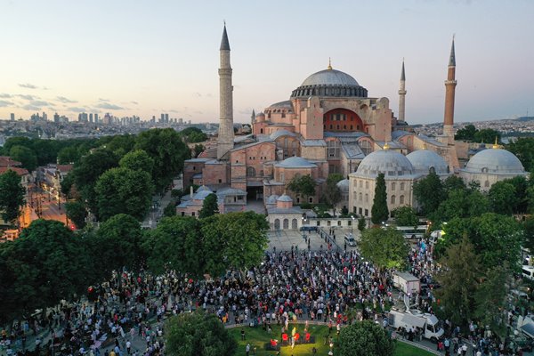 Foto - Vatandaşlar akın akın Ayasofya Camii'ne gidiyor