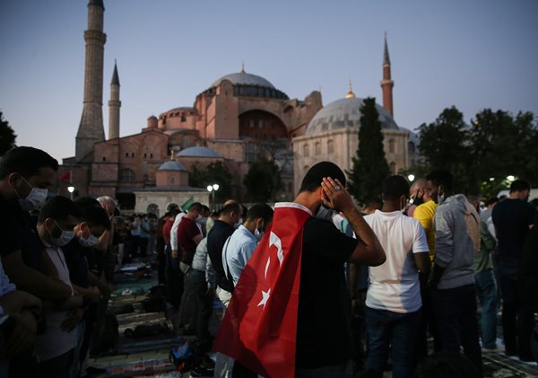 Foto - Vatandaşlar akın akın Ayasofya Camii'ne gidiyor