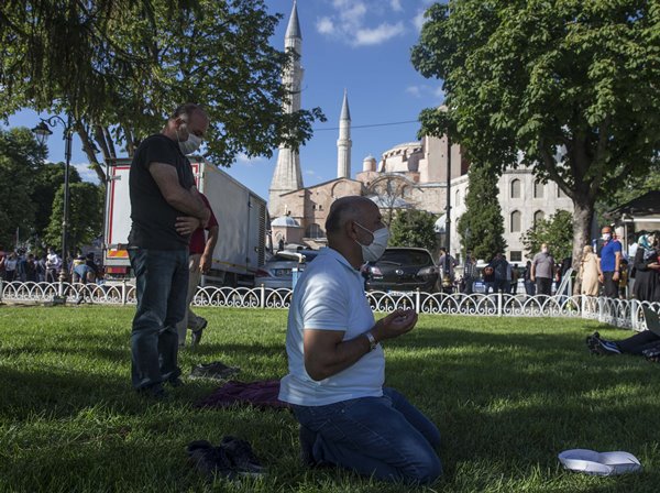 Foto - Vatandaşlar akın akın Ayasofya Camii'ne gidiyor
