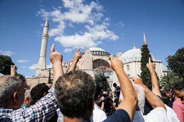 Foto - Vatandaşlar akın akın Ayasofya Camii'ne gidiyor