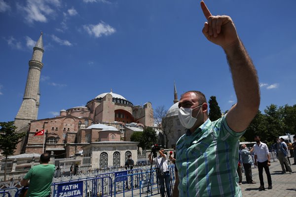 Foto - Vatandaşlar akın akın Ayasofya Camii'ne gidiyor