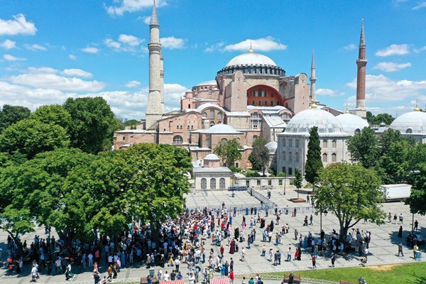 Foto - Vatandaşlar akın akın Ayasofya Camii'ne gidiyor