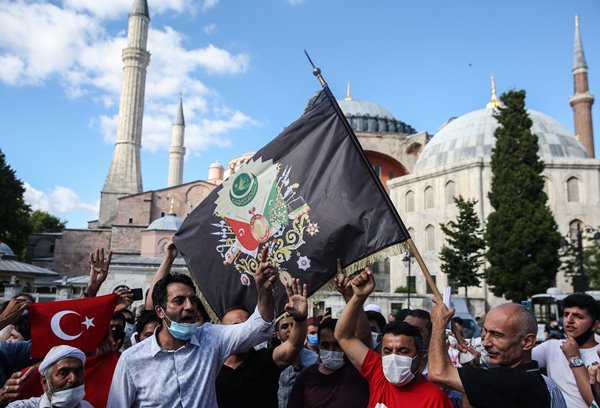 Foto - Vatandaşlar akın akın Ayasofya Camii'ne gidiyor