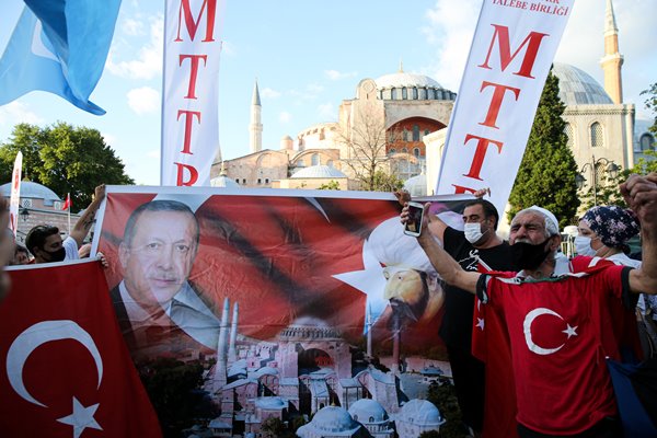 Foto - Vatandaşlar akın akın Ayasofya Camii'ne gidiyor