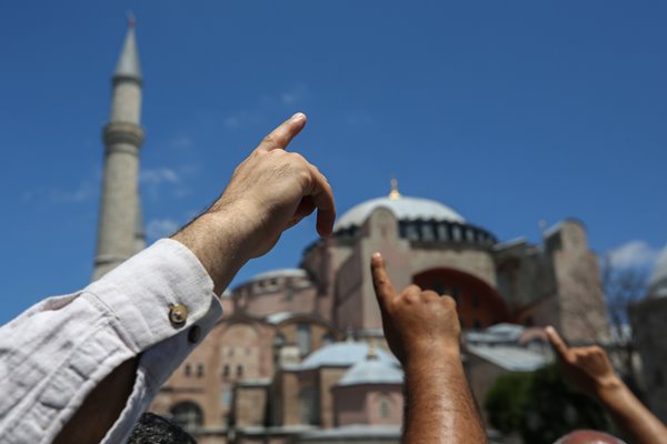 Foto - Vatandaşlar akın akın Ayasofya Camii'ne gidiyor