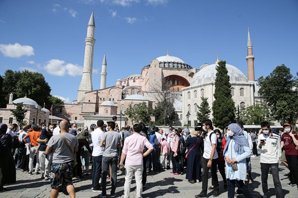 Foto - Vatandaşlar akın akın Ayasofya Camii'ne gidiyor