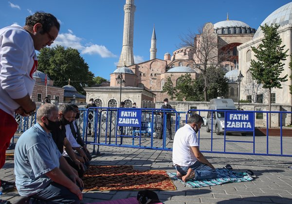 Foto - Vatandaşlar akın akın Ayasofya Camii'ne gidiyor