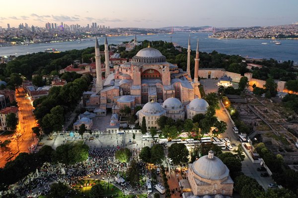 Foto - Vatandaşlar akın akın Ayasofya Camii'ne gidiyor