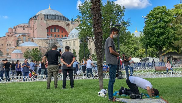Foto - Vatandaşlar akın akın Ayasofya Camii'ne gidiyor