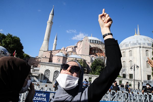 Foto - Vatandaşlar akın akın Ayasofya Camii'ne gidiyor
