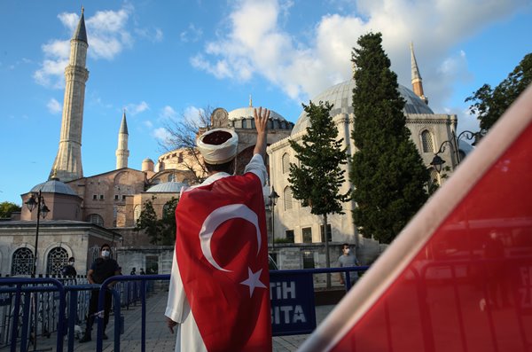 Foto - Vatandaşlar akın akın Ayasofya Camii'ne gidiyor