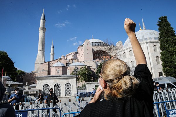 Foto - Vatandaşlar akın akın Ayasofya Camii'ne gidiyor