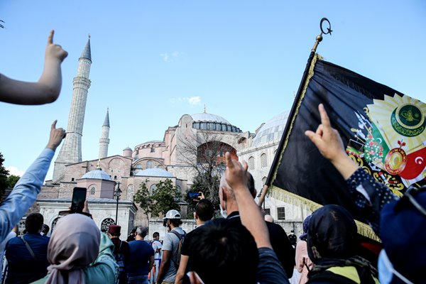 Foto - Vatandaşlar akın akın Ayasofya Camii'ne gidiyor
