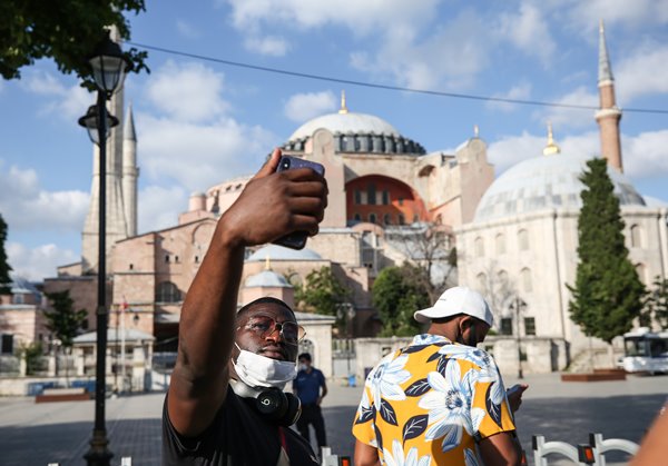 Foto - Vatandaşlar akın akın Ayasofya Camii'ne gidiyor