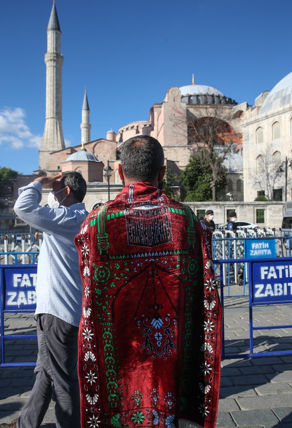 Foto - Vatandaşlar akın akın Ayasofya Camii'ne gidiyor