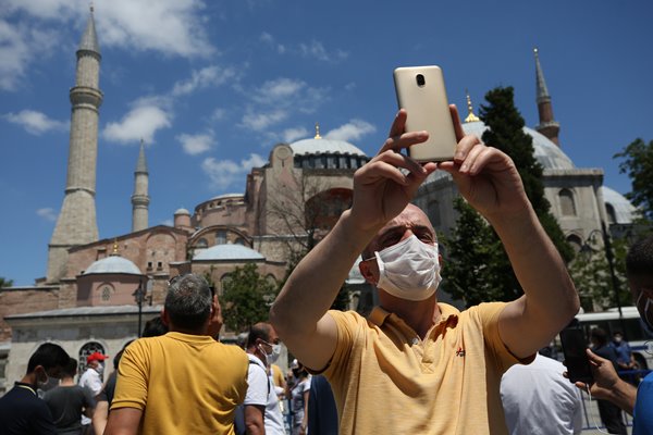 Foto - Vatandaşlar akın akın Ayasofya Camii'ne gidiyor