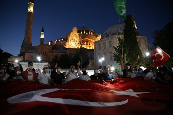 Foto - Vatandaşlar akın akın Ayasofya Camii'ne gidiyor