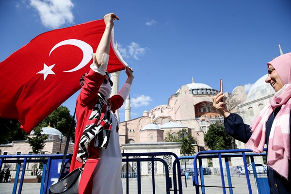 Foto - Vatandaşlar akın akın Ayasofya Camii'ne gidiyor