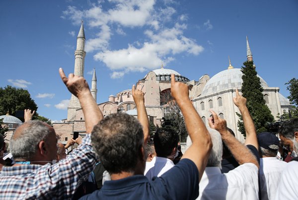 Foto - Vatandaşlar akın akın Ayasofya Camii'ne gidiyor