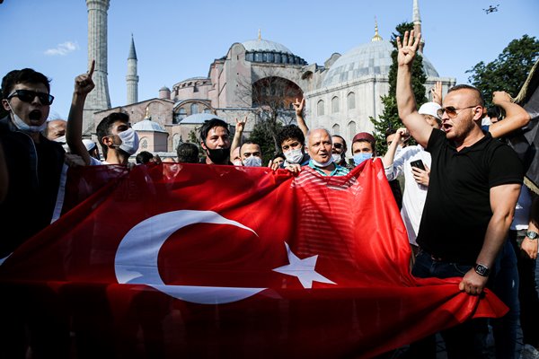 Foto - Vatandaşlar akın akın Ayasofya Camii'ne gidiyor