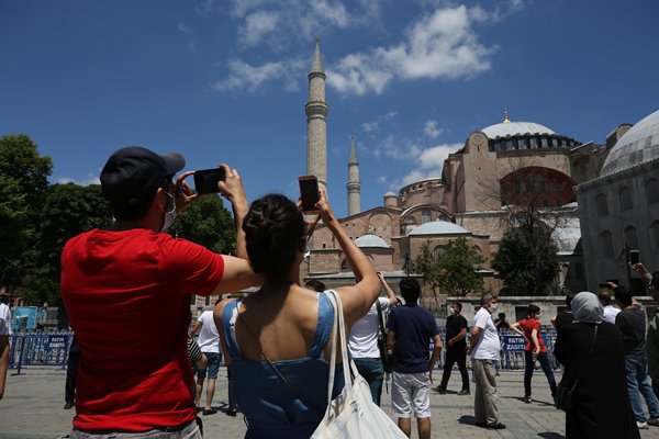 Foto - Vatandaşlar akın akın Ayasofya Camii'ne gidiyor