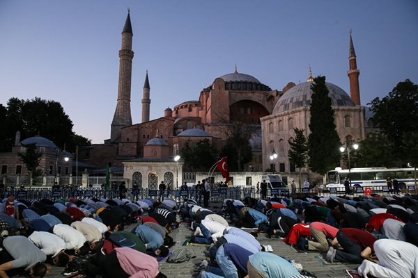 Foto - Vatandaşlar akın akın Ayasofya Camii'ne gidiyor