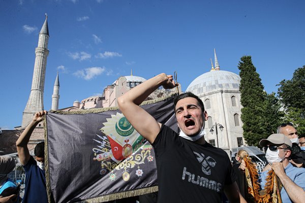 Foto - Vatandaşlar akın akın Ayasofya Camii'ne gidiyor