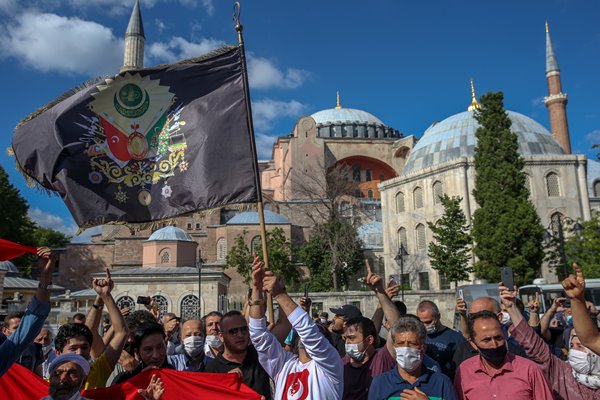 Foto - Vatandaşlar akın akın Ayasofya Camii'ne gidiyor