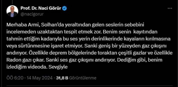 Foto - Vatandaşlar 'gizemli sesi' Naci Görür'e sormuştu: Açıklama geldi!