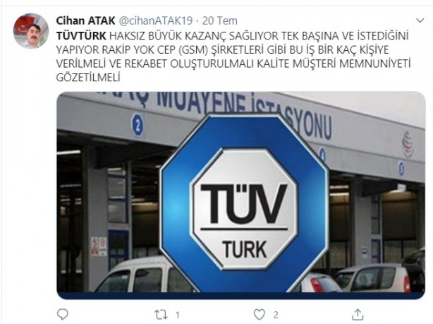 Foto - Vatandaşlar TÜVTÜRK'e isyan etti! "Alman İngiliz ortaklığıyla soygun"