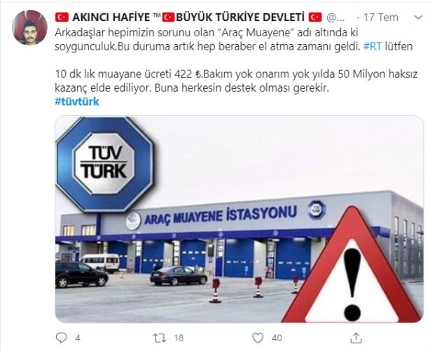 Foto - Vatandaşlar TÜVTÜRK'e isyan etti! "Alman İngiliz ortaklığıyla soygun"