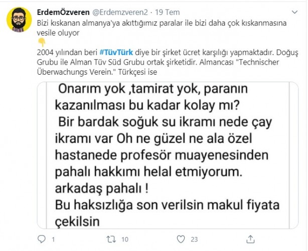 Foto - Vatandaşlar TÜVTÜRK'e isyan etti! "Alman İngiliz ortaklığıyla soygun"