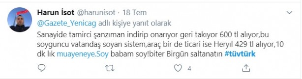 Foto - Vatandaşlar TÜVTÜRK'e isyan etti! "Alman İngiliz ortaklığıyla soygun"