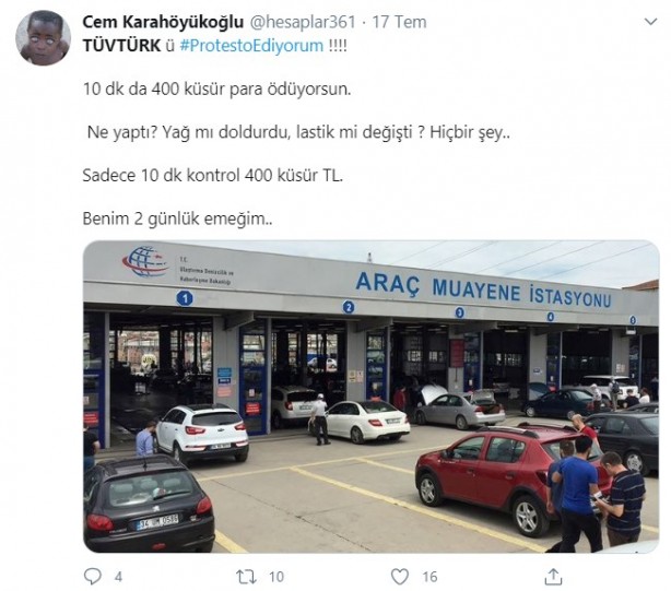 Foto - Vatandaşlar TÜVTÜRK'e isyan etti! "Alman İngiliz ortaklığıyla soygun"