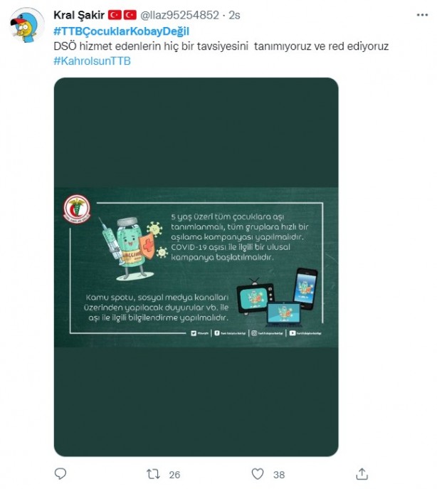 Foto - Vatandaşlardan PKK sevici TTB'nin aşı dayatmasına büyük tepki! Hedefinde çocuklar var