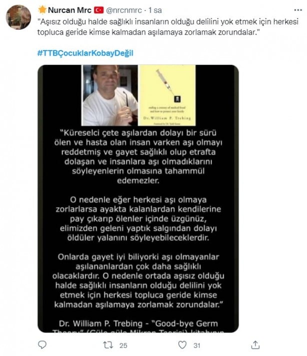 Foto - Vatandaşlardan PKK sevici TTB'nin aşı dayatmasına büyük tepki! Hedefinde çocuklar var